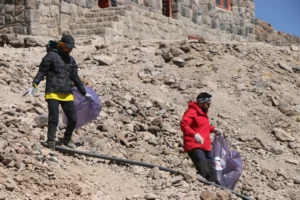 Damavand Mount Cleanup Campaign